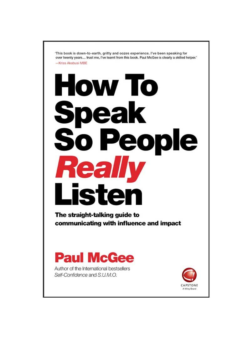 How To Speak So People Really Listen book cover
