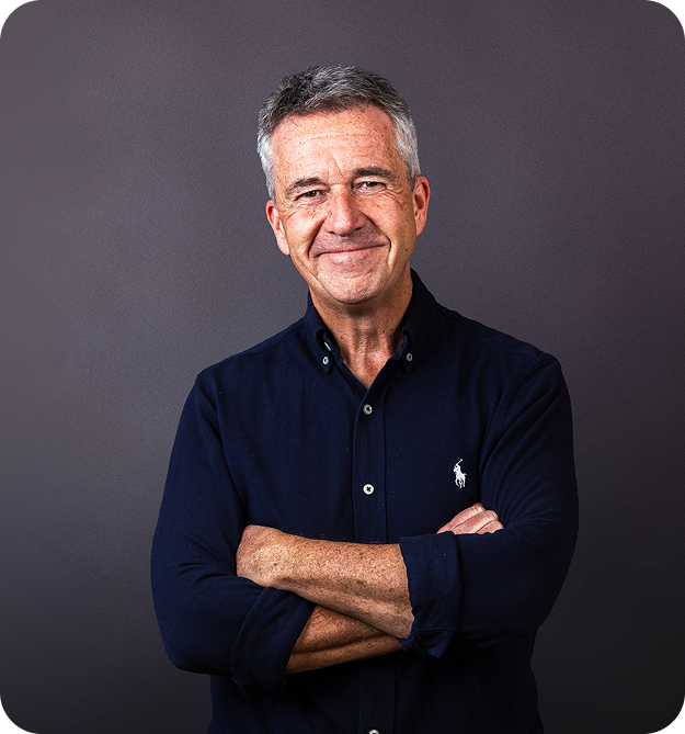 Paul McGee with arms crossed